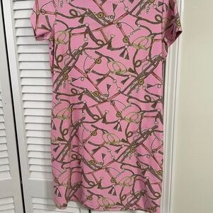 Polyester/elastene dress